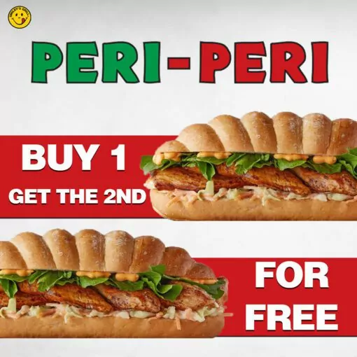 Buy 1 Peri-Peri & Get the 2nd for FREE 1